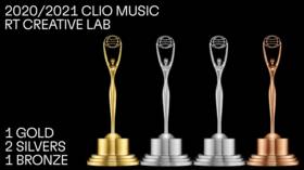 #ClioMusic 2020/2021: RT Creative Lab wins GOLD, 2 SILVERS & BRONZE at global competition celebrating use of music in advertising