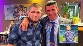 Khabib Nurmagomedov tips two teams to win Euro 2020 – then Real Madrid fan shares photo with club legend Luis Figo in Russia