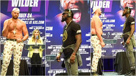 ‘I’ll run him over like I’m an 18-wheeler’: Fury makes bold prediction for Wilder trilogy clash ahead of intense staredown (VIDEO)
