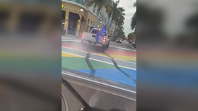 Florida man arrested and charged for truck burnout on LGBT pride intersection (VIDEO)