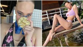 ‘Beach season open’: Russian swim stunner Subbotina soaks up sun as she recovers from operation and sits out Olympics (PHOTOS)