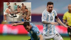 ‘Let's f*cking go!’: Messi celebrates Argentina Copa America win with sweary Instagram post and bath photo with teammates