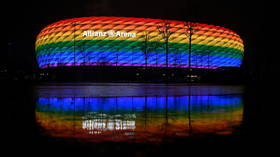 ‘Shame on you, UEFA’: Fan outcry as football officials block German request to light up Allianz Arena in rainbow colors