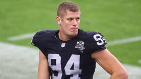 ‘I finally feel comfortable to get it off my chest’: Raiders star Carl Nassib becomes first active NFL player to come out as gay