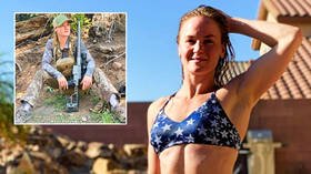 Welcome to the guns show: UFC champ Valentina Shevchenko celebrates her love of shooting by joining intense hunting trip (VIDEO)