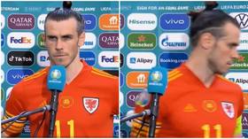Furious Gareth Bale STORMS OUT of interview when asked if he’s played last game for Wales after Denmark Euro 2020 drubbing (VIDEO)