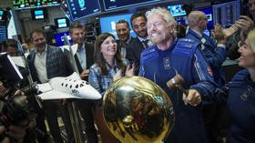 Virgin Galactic stock skyrockets as Richard Branson aims to beat Jeff Bezos into space