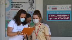 Kremlin reports rising demand for Covid-19 jabs as new rules imposed, but says goal to inject 60% of Russians by fall won’t be met