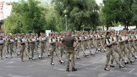 Something’s afoot! Row breaks out after female Ukrainian army cadets forced to march in HIGH HEELS, Kiev pledges to change shoes