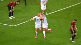 Making their mark: Denmark oust Czech Republic in Baku to book Euro 2020 semi-final meeting at Wembley