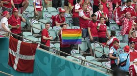 Rainbow row: UEFA investigating claims of pride flag being confiscated from fan during Denmark-Czech Euro 2020 match in Baku