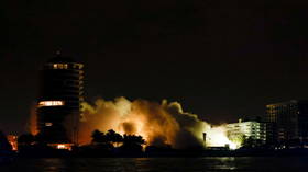 WATCH: Partially collapsed Florida condo comes down in controlled blast as search for 121 missing to resume