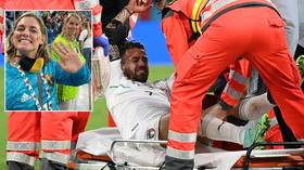 Belgium star Courtois’ sister apologizes to stricken Spinazzola after accusing Italy ace of play-acting over horror injury at Euro