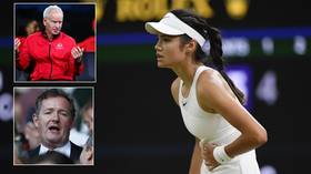 ‘Toughen up’: Morgan backs McEnroe as he scolds Brit teen star Raducanu for retiring at Wimbledon with ‘breathing difficulties’
