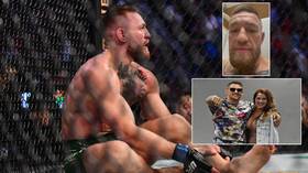 Conor McGregor brands Dustin Poirier’s UFC 264 victory ‘illegitimate’ as Irishman gives update after surgery on gruesome leg break