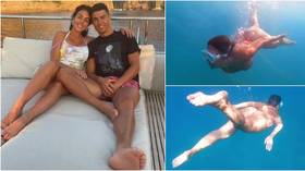 Plain sailing: Ronaldo flexes on $7mn yacht after Euro Golden Boot exertions as partner Rodriguez enjoys bikini dive (PHOTOS)