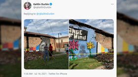 Lightning strikes George Floyd mural in Ohio, reducing it to pile of bricks, witnesses tell authorities (VIDEO)