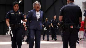 Congressional Black Caucus chair ARRESTED by Capitol Police in protest photo-op over voting rights (VIDEO)