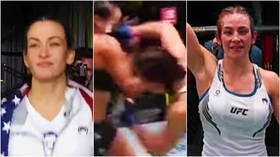 ‘They can all get it’: Ex-UFC champ Miesha Tate wants more fights after earning first KO win in 12 years on brutal return (VIDEO)