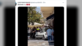 Car plows into pedestrians in popular tourist area of Spain's Costa del Sol (VIDEOS)