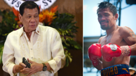 PacMan v Duterte Harry: It’s set to be a true thriller in Manila as boxer Manny Pacquiao lines up a run for president