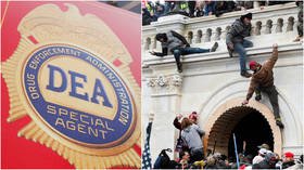 DEA agent arrested for participating in US Capitol riot, allegedly flashing his badge & firearm while off duty