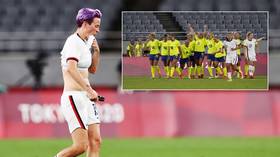 ‘Got our asses kicked’: Sweden HAMMER US women’s team in ‘grudge match’ Olympic opener to end Americans’ 44-game unbeaten streak