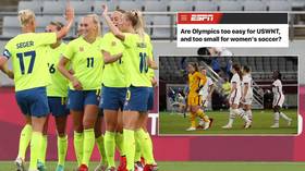 ‘Are the Olympics too easy for US women’s team?’ Fans drag up cocky ESPN headline after Americans routed by Sweden in opening game
