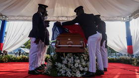 Gunshots and teargas reported at funeral of slain Haitian president Jovenel Moïse