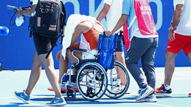 Spanish ace Badosa leaves court in WHEELCHAIR as fears grow for tennis stars in sweltering heat at Tokyo Olympics