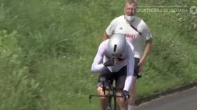 ‘Get the camel drivers!’ German cycling official in racism row after using slur to urge rider to chase down rivals