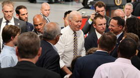 Mask or no mask? Biden covers up to meet Belarus activist, goes bare-faced in Pennsylvania crowd