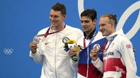 Beaten US swimmer Murphy claims race ‘probably not clean’ after Russian rival Rylov wins second Tokyo gold