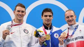 Awkward! Tokyo organizers apologize for announcing Ukraine swimmers as Russian at Olympic medal ceremony