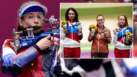 Hitting the spot: Swiss star beats Olympic Games record to hold off Russian rifle rivals as Karimova & Zykova take medals in Tokyo