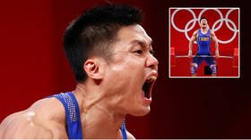 Chinese powerhouse vows to go on after becoming oldest Olympic weightlifting champ as Qatar star breaks records with gold (VIDEO)