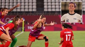 ‘Everyone laugh at the USWNT’: Megan Rapinoe and USA teammates brutally mocked following shock Olympic Games defeat to Canada