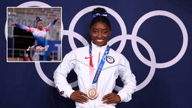 USA’s Biles ends turbulent week by insisting she was ‘doing this for me’ after returning to Olympic Games to win gymnastics bronze