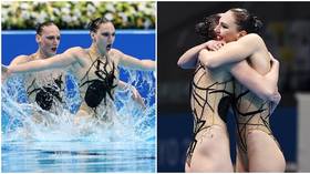 Six appeal: Russian artistic swimming star Romashina lands historic Olympic gold as she & Kolesnichenko take Tokyo title