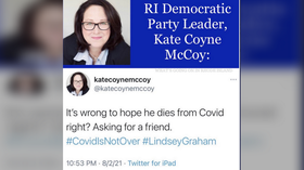 ‘Disregard for human life’: BLM group rebukes Rhode Island Dem strategist who wished Covid death on Lindsey Graham