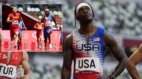 ‘Total embarrassment’: US 4x100m relay team humiliated after finishing sixth in heat and failing to reach Tokyo final