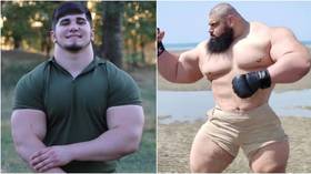 ‘You’re not worthy of the name’: Chechen Hulk Tamaev challenges Iranian namesake to cage fight in battle of behemoths