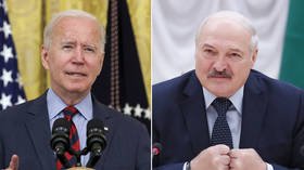 US unveils new sanctions on Belarus over crackdown on protests after Biden meets with opposition figurehead Tikhanovskaya