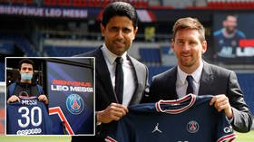 Paris Saint-Germain president insists club have followed financial rules ‘since day 1’ as critics question mega-money Messi deal