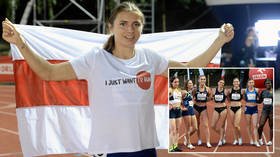 ‘My body is emaciated’: Sprinter Timanovskaya in 1st race since Olympics as bosses bid to shift her from Belarus to Poland (VIDEO)