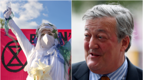 Another rich ‘eco-loon’? Stephen Fry takes heat for backing XR protest in London demanding end to fossil fuel investment