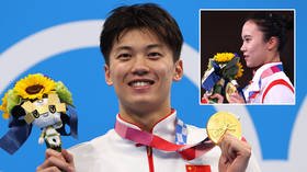 Olympic champs claim material is ‘peeling off’ gold medals made from recycled electronic devices – just 4 weeks after Tokyo Games