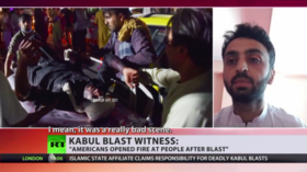Chaos, tears, and stampede: Witness of Kabul airport blast tells RT what he saw as he was trying to save his family members