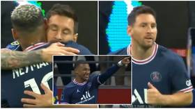 ‘This feels weird’: Fans freaked out as Messi makes PSG debut but two-goal Mbappe steals show