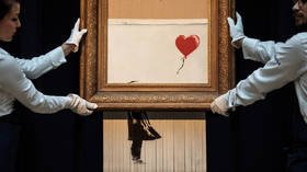 Half-shredded Banksy artwork back up for auction for up to SIX TIMES previous price